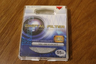 Digital filter M/C Skylight 55mm Kenko camera lens NEW sealed multicoated - Image 1 of 4