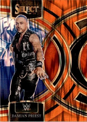 2024 Panini Select WWE #107 Damian Priest Orange Flash Prizms - Image 1 of 2