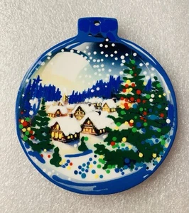 Holz Weihnachtsschmuck Weihnachtsdorf handbemalt #80 - Bild 1 von 3