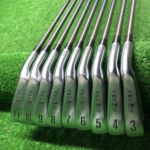 HONMA LB-606 Iron Set 9pcs 3-11 Graphite NEW SUPER LIGHT TITANIUM Flex Regular - Picture 1 of 18