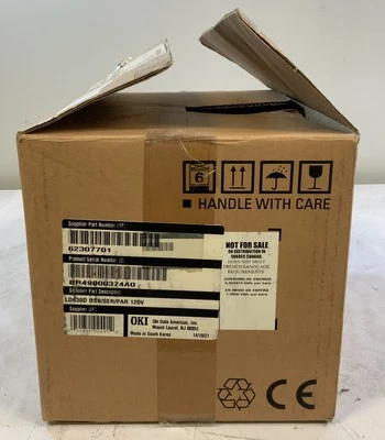 OKI Data LD630D Thermal Label Printer with Power Adapter NS R0C - Image 1 of 4