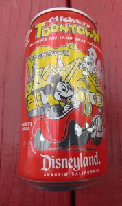 Coca-Cola Classic Mickey's Toontown Disneyland Anaheim California 12oz Empty Can - Picture 1 of 8