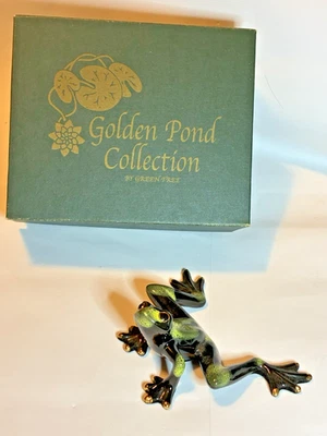 Figura Golden Pond Collection by Green Tree Frog con caja original Foto 1 de 4