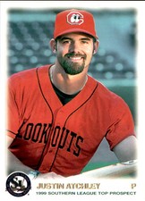 1999 Southern League Top Prospects 4 Justin Atchley Sedro-Wooley Washington Card