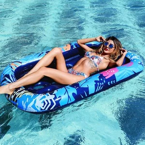 Pool Floats Adult - Pool Lounger Float, 66" x 43.3" Inflatable Pool Floats Adult - Picture 1 of 6