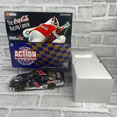 Dale Earnhardt Jr #1 NASCAR 1998 Coca-Cola Oso Polar Chevy Die Cast Coche Escala 1:24 Foto 1 de 4