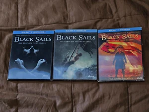 Black Sails complete seasons 1 2 3 Bluray -Starz Lenticular covers. - Picture 1 of 3