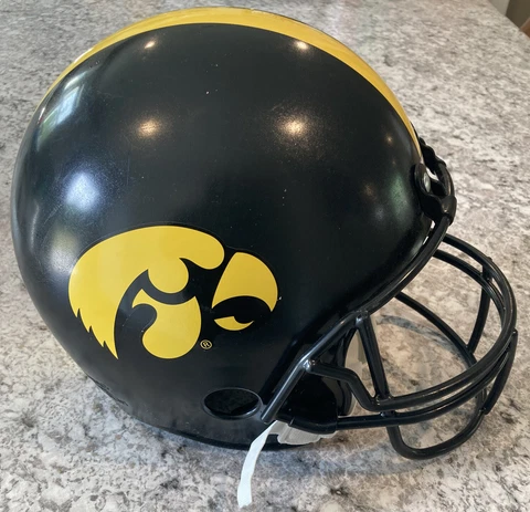 Franklin Iowa Hawkeyes NCAA Football Replica Helmet With Chin Strap - Youth Size Cover