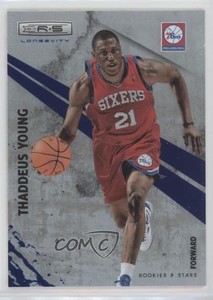 2010-11 Panini Rookies & Stars Longevity Sapphire /25 Thaddeus Young #13