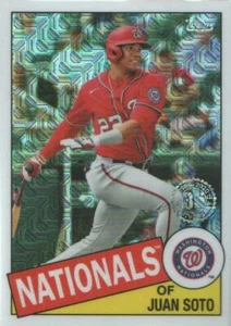 Topps Aggiornamento 2020 Silver Pack 1985 Cromo Ref CPC-49 Juan Soto Nationals - Foto 1 di 1