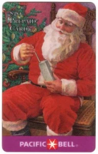TK 280a Tarjeta Telefónica/Tarjeta Telefónica Santa Llamando Teléfono Portátil 1994 Navidad - Imagen 1 de 1