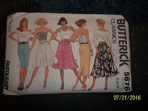 Butterick Classics 5676 Pattern Sz P-S-M(6 -14).. Preowned .not used. Ladies. - Picture 1 of 2