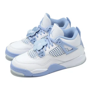 Nike Air Jordan 4 Retro PS AJ4 Forget Me Not Kids Preschool Casual IB8962-100 - Picture 1 of 8