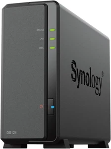 DiskStation DS124 1 baie (sans disque) noir - Photo 1/10