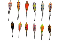 Juego de plantillas de pesca con gota de lágrima surtidas de 12 piezas - Imagen 1 de 1