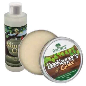 Lamson: TreeSpirit Beekeeper's Gold + Mineral Oil - Wood & Leather Preservation - Picture 1 of 1