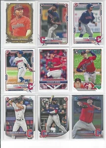 Cleveland Guardians Indians Tanner BGibee RC, Triston McKenzie RC, grande Natale - Foto 1 di 2