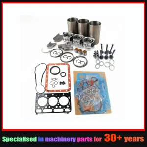 New Higher Quality Overhaul Rebuild Kit with Valve Kit For Kubota Engine D1503 - Picture 1 of 5