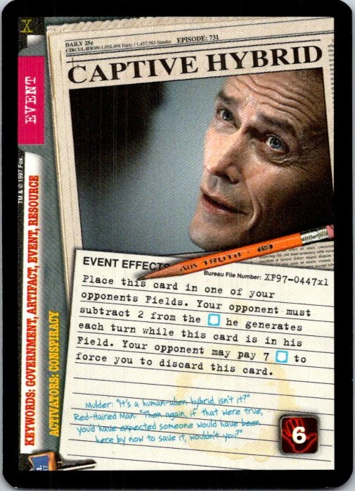X-Files 101361 CCG Captive Hybrid  - Image 1 of 1