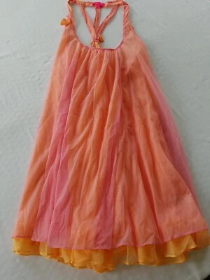 Camisón Babydoll de nailon suave de colección Design M Betsey Johnson TEQUILA SUNRISE D  Foto 1 de 4