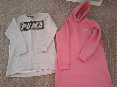 Теплые спортивные платья для девочек Hype And Puma размер 11-12 лет - Изображение 1 из 4