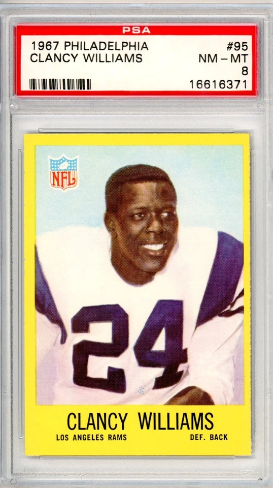 1967	Philadephia	Clancy	Williams	95	PSA 8		Rams - Image 1 of 1