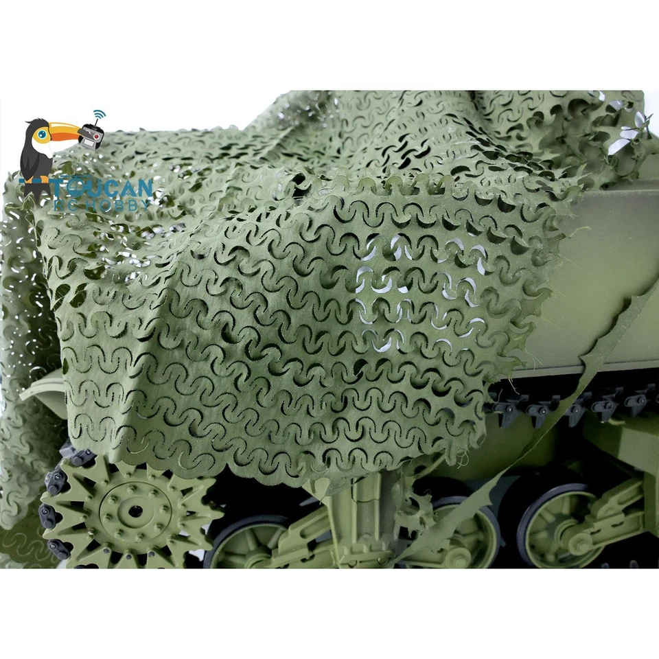 1/16 Henglong Army Green Camouflage Net Decorated Accessories for All RC Tank - Image 1 of 3