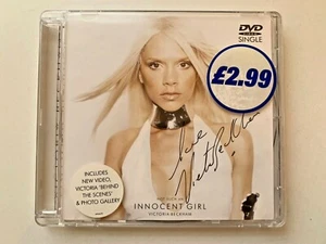 VICTORIA BECKHAM (SPICE GIRLS) AUTHENTIC SIGNED INNOCENT GIRL DVD VIDEO - Imagen 1 de 4