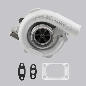 T04E T3/T4 A/R 0.63 48.1 TRIM 5-BOLT 400+HP BOOST TURBOCHARGER W/Z GASKETS NEW - Picture 1 of 11