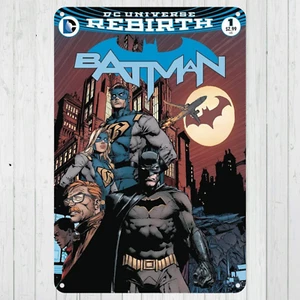Batman Custom 10"x14" Metal Wall Sign Office Home Mancave - Picture 1 of 1