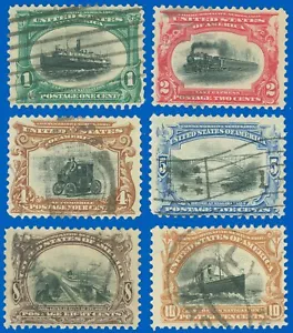 US SCOTT #294-299 PAN-AMERICAN Set, Used-Fine, A Sound Lot, SCV $119.00! (SK) - Picture 1 of 1