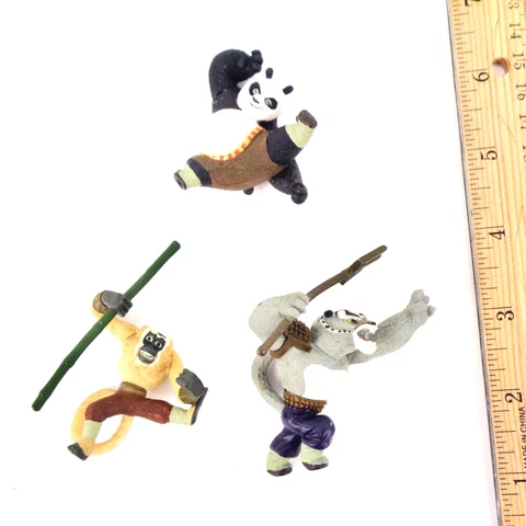 Kung Fu Panda Figure Figurine Lot of 3 Cover