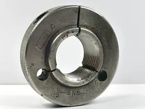 1 1/2-8NS-1 P.D. 1.4154 Made in USA Thread Inspection Ring Gage Used - Picture 1 of 2