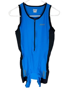Zoot Body Uomo Grande Blu Nero Bavaglino Ciclismo Triathlon Bici Corsa Equitazione - Foto 1 di 9