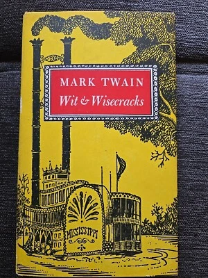 Mark Twain Wit and Wisecracks Peter Pauper Press HCDJ 1961 Foto 1 de 4