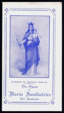 santino-holy card MARIA AUXILIATRICE-REGGIO EMILIA