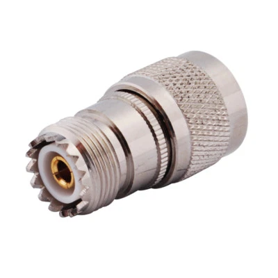10pcs UHF PL-259 Male Plug to SO-239 Female Straight RF Coax Adapter Connectot - Image 1 of 3
