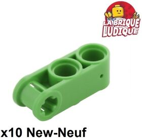 Lego Technic 10x Axle Pin Connector 3L 2 Holes Green/Bright Green 42003 New