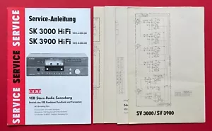 DDR RFT Service Anleitung VEB Stern Radio Sonneberg 1986 SK 3000 HiFi ( F24174 - Bild 1 von 14