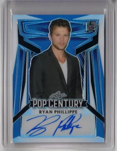 RYAN PHILLIPPE 2023 Pop Century Auto Autograph Signed BLUE PRISMATIC #'d 23/25 - Picture 1 of 2