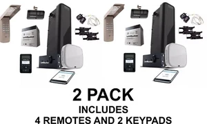 LiftMaster 98032 DC Heavy Duty Wall Mount Sectional Garage Door Opener Bundle X2 - Picture 1 of 6