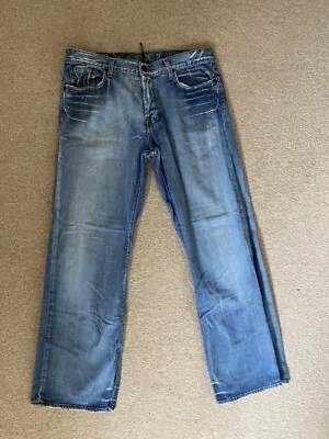 Lee Cooper Men's Jeans Light Blue Denim Straight Fit 34" Waist 30" Leg - Image 1 of 4