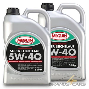 2x 5 L LITER MEGUIN MEGOL MOTORENÖL SUPER LEICHTLAUF 5W-40 VOLLSYNTHETISCH 070 - Bild 1 von 2
