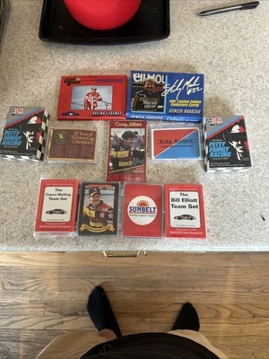 1990’s Lot Of  Racing Legends Sets Bodine Richard Petty Davey Allison Card Sets - Image 1 of 4