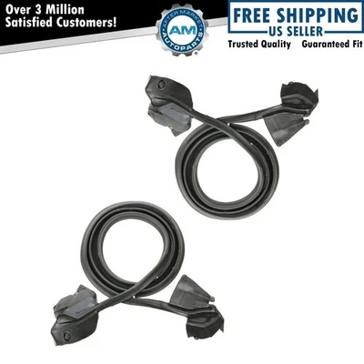 Door Seals Weatherstrip Pair for 69-70 Chevy Olds Pontiac Hard Top & Convertible - Image 1 of 3