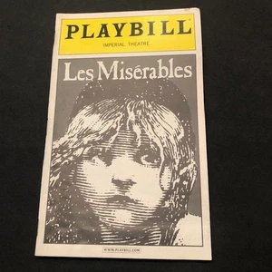 Les Miserables Playbill, Imperial Theatre, April 2003 - Picture 1 of 11