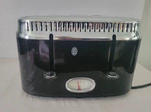Tostadora Russell Hobbs Negra/Cromo 4 Rebanadas Estilo Retro Probada Funciona TR9250BKR - Imagen 1 de 11
