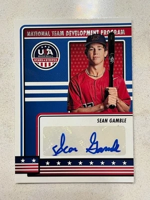 SEAN GAMBLE Royals 2023 Panini USA Baseball Stars & Stripes AUTO Autograph qty - Image 1 of 2