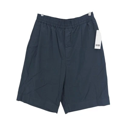 NUEVO CON ETIQUETAS UNIQLO Para hombres Azul Marino Baloncesto Hasta la Rodilla Pantalones Cortos Sueltos GRANDES Foto 1 de 4