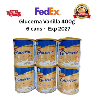 Glucerna Complete & Balance Triple Cuidado Diabético Leche en Polvo Vainilla 400g-6 Latas Foto 1 de 4